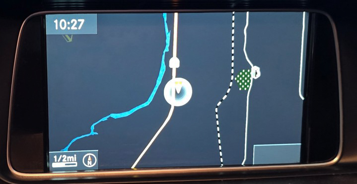 14-15 MERCEDES E-CLASS (A207 C207 W212) GPS NAVIGATION INFORMATION MEDIA SCREEN — exact item pictured